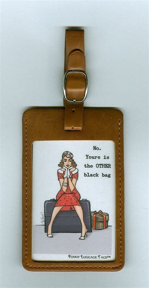 funny bag tag